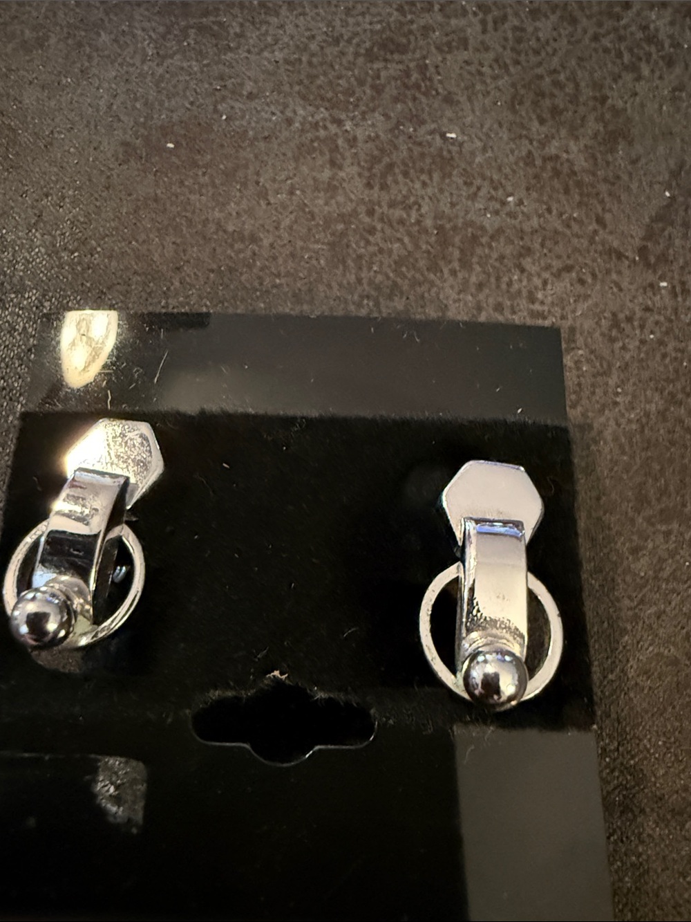 Silver earrings- Silver Tone